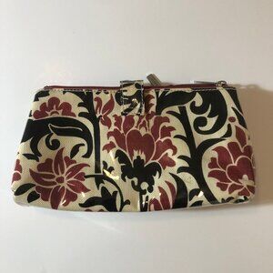 Sephora Floral Damask Makeup Bag Clutch Pouch Travel Organizer